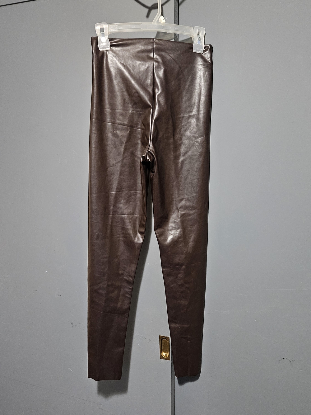 Joie Womens Dark Brown Faux Leather Size M/M  Leggings